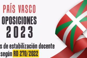 CCAA Oposiciones 2023 proceso de estabilizacion Pais Vasco 1